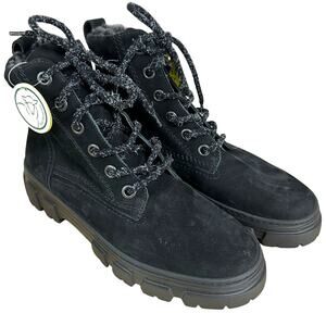 Paul Green Joaquin Genuine Shearling Boot Black Women's Size 5.5 (US 8)